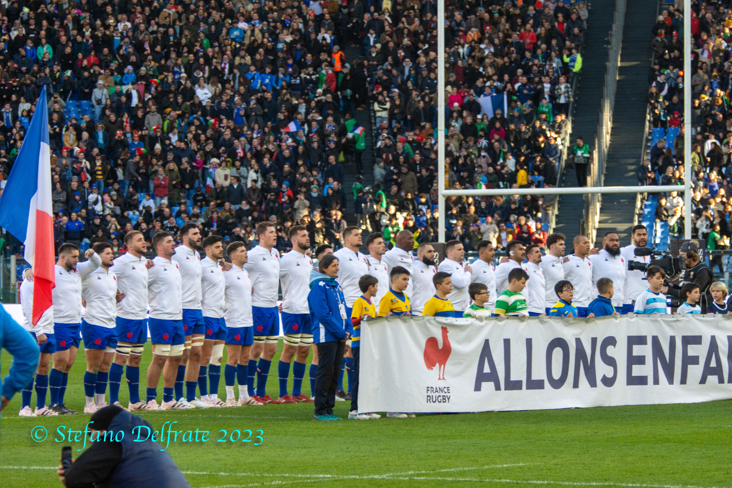 Reprezentacja Francji podczas meczu Six Nations