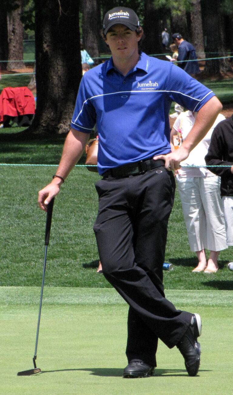Rory McIlroy podczas turnieju golfowego